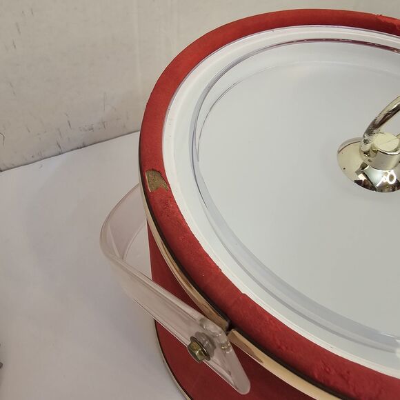 vtg coca cola collectibles Ice Bucket Franklin Mint Holiday Figurine Polar Santa - Picture 4 of 16